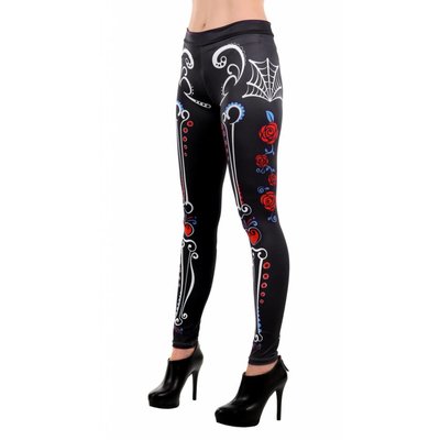 elope Sugar Skull Leggings One Size