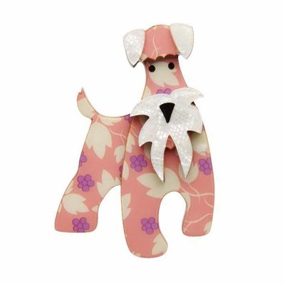 Erstwilder The Schnauzer and Klaus Brooch