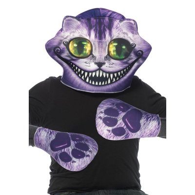 Leg Avenue 2 Pc Cheshire Cat Foam Mask & Paws