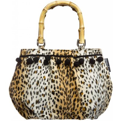 Sourpuss Pom Pom Purse - Cheetah