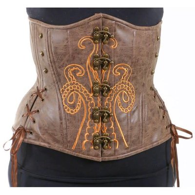 Timeless Trends Steampunk Octopus Curvy Underbust Corset - 26