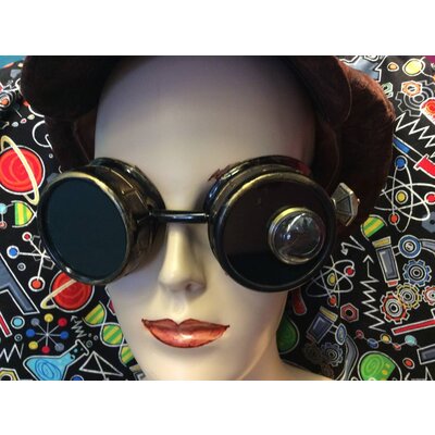 Brass Washed Goggles w/ Magnifier Dome (280)