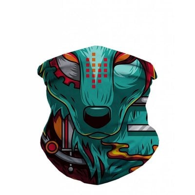 iHeartRaves Seamless Mask Bandana - One Size Digital Wolf