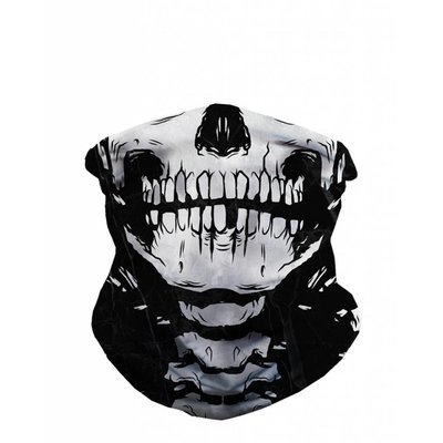 iHeartRaves Seamless Mask Bandana - One Size Skeleton