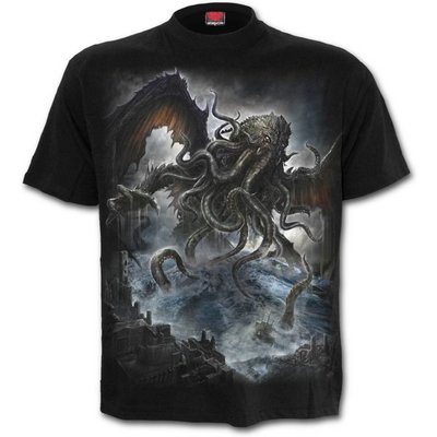 Spiral CTHULHU - T-Shirt Black