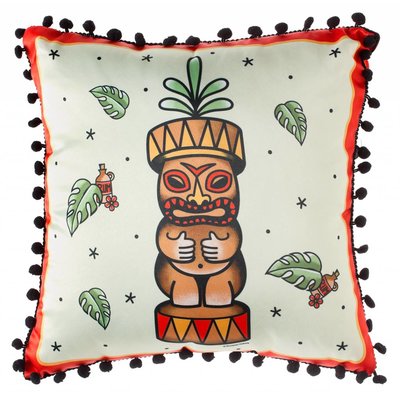 Sourpuss Tiki Totem Pillow