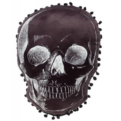 Sourpuss Skull Shaped Pillow