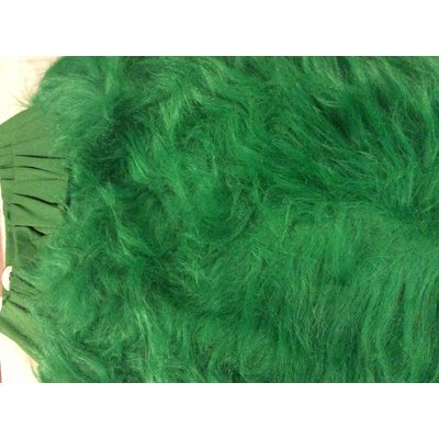 Music Legs Faux Fur Kelly Green Fluffies