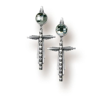 Alchemy England 1977 Mort Etoile Dropper Earrings