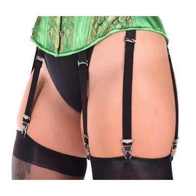 Timeless Trends Black Garter/Suspender, One Single