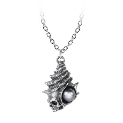 Alchemy England 1977 The Black Pearl of Plage Noire Pendant