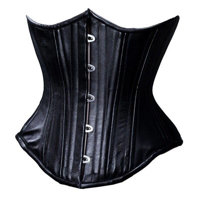 Timeless Trends Black Leather Corset
