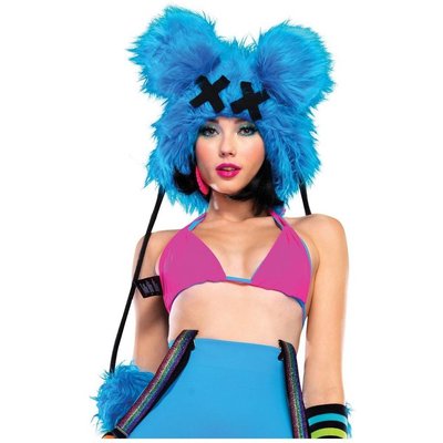 Leg Avenue Dead Mouse Furry Hood w/ Poms