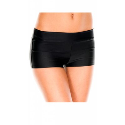 Music Legs Stretch Jersey Booty Shorts w/ Waistband