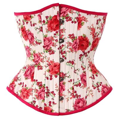 Timeless Trends Close To Me Pink Floral Corset