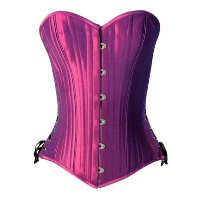 Timeless Trends Iridescent Purple Overbust Corset