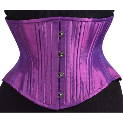 Timeless Trends Iridescent Purple Waist Cincher Corset