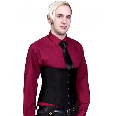 Timeless Trends Mens Black Cashmere Corset