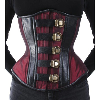 Timeless Trends Red Buckle Waist Trainer Corset