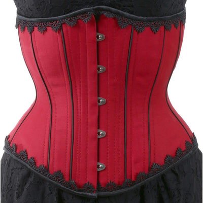 Timeless Trends Red Cashmere Hourglass Corset