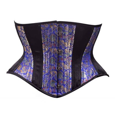 Timeless Trends Royal Blue Hourglass Cincher Corset