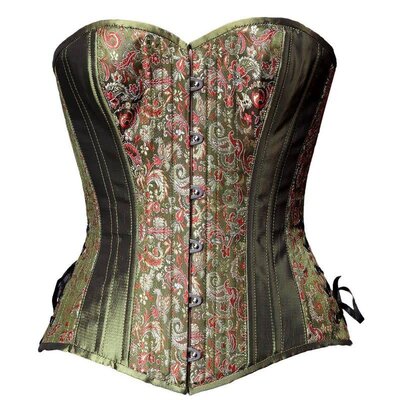 Timeless Trends Steampunk Green Overbust Corset