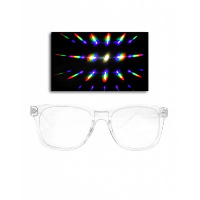 EmazingLights Transparent Clear Diffraction Glasses