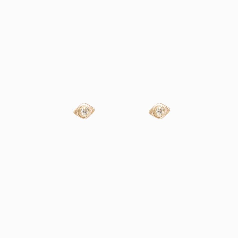 Sophie Ratner Triangle Orbit Stud Post Earrings Heavenly Metal Sophie Ratner Triangle Orbit Stud Post Earrings