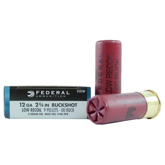 FEDERAL 12 GAUGE 2.75 00 BUCKSHOT RECOIL - Easthill Outdoors