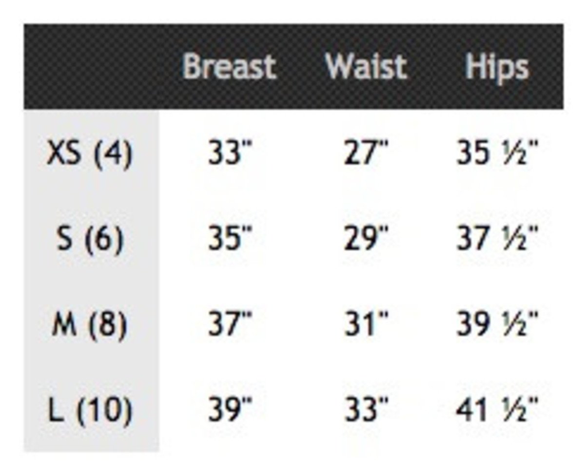 Chic Jeans Size Chart