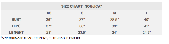 Anne Fontaine Size Chart