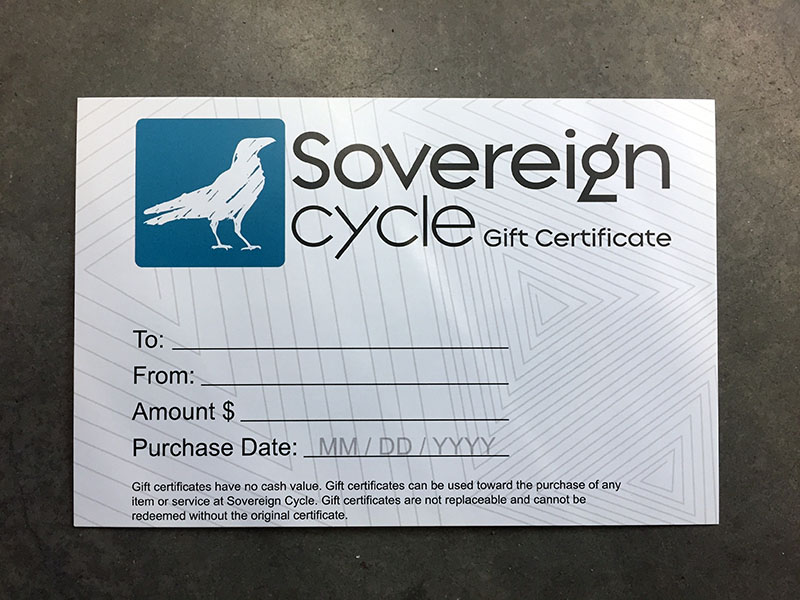Sovereign Cycle's 2017 Holiday Gift Guide