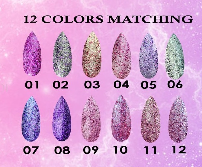 Wave Gel Matching Color Chart