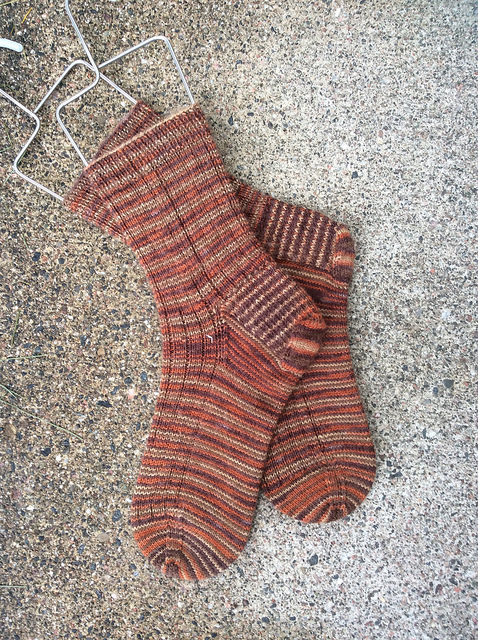 Ravelry: Basic Ribbed Socks pattern by Kate Atherley