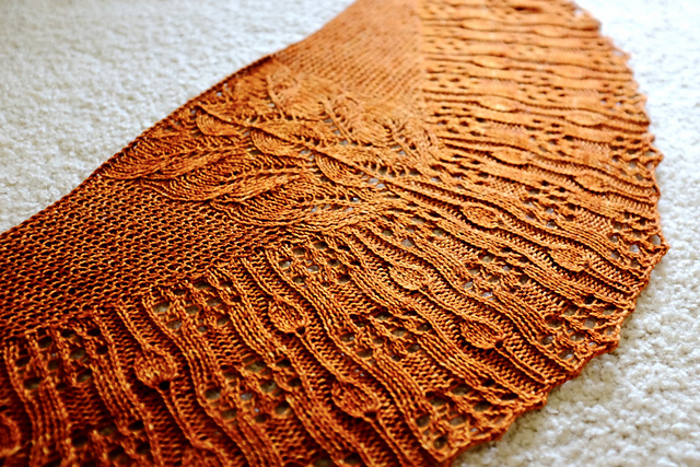 Pumpkin Coach Shawl