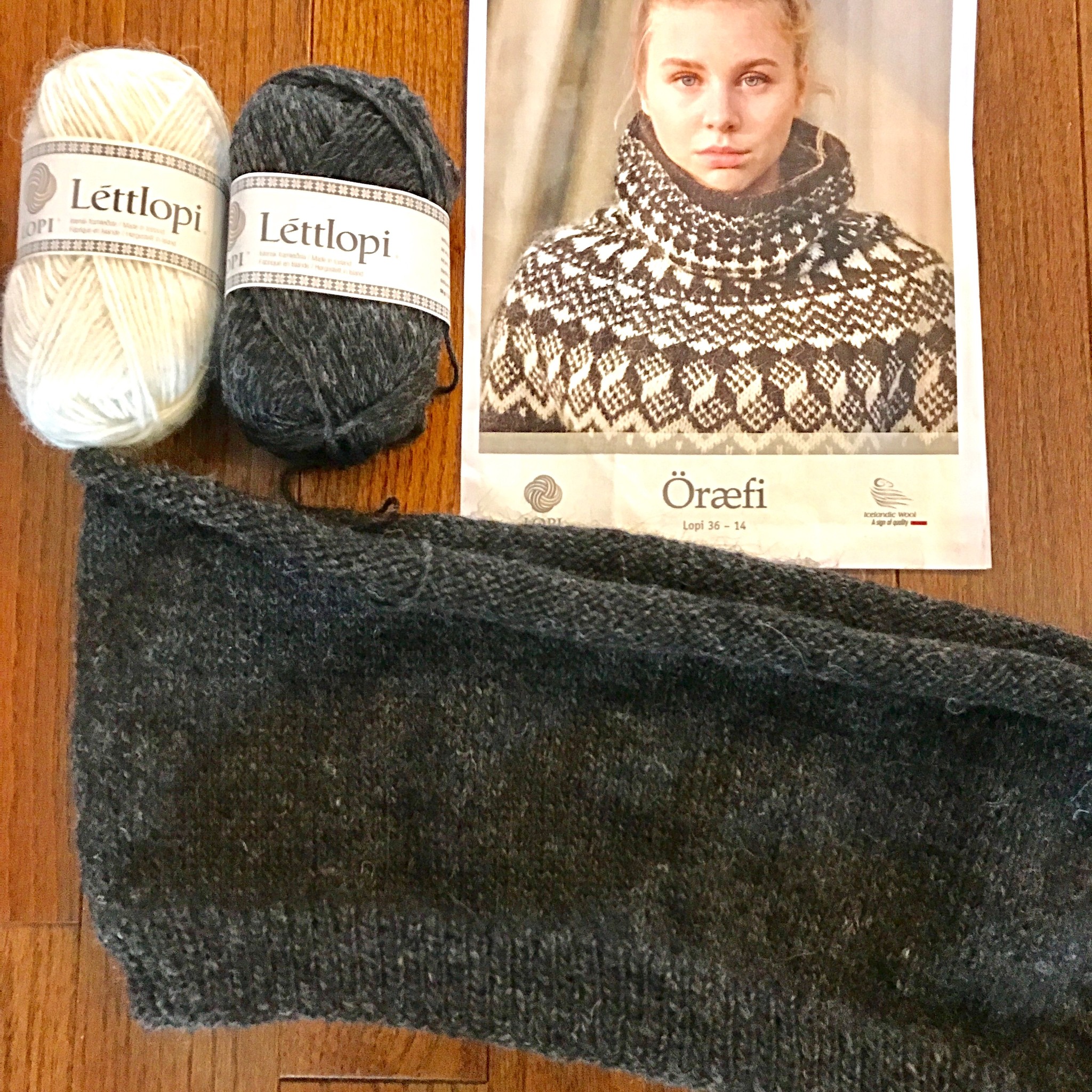 Sue2Knits Öræfi WIP