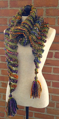 Tilled Scarf by Quirky Bird Knits