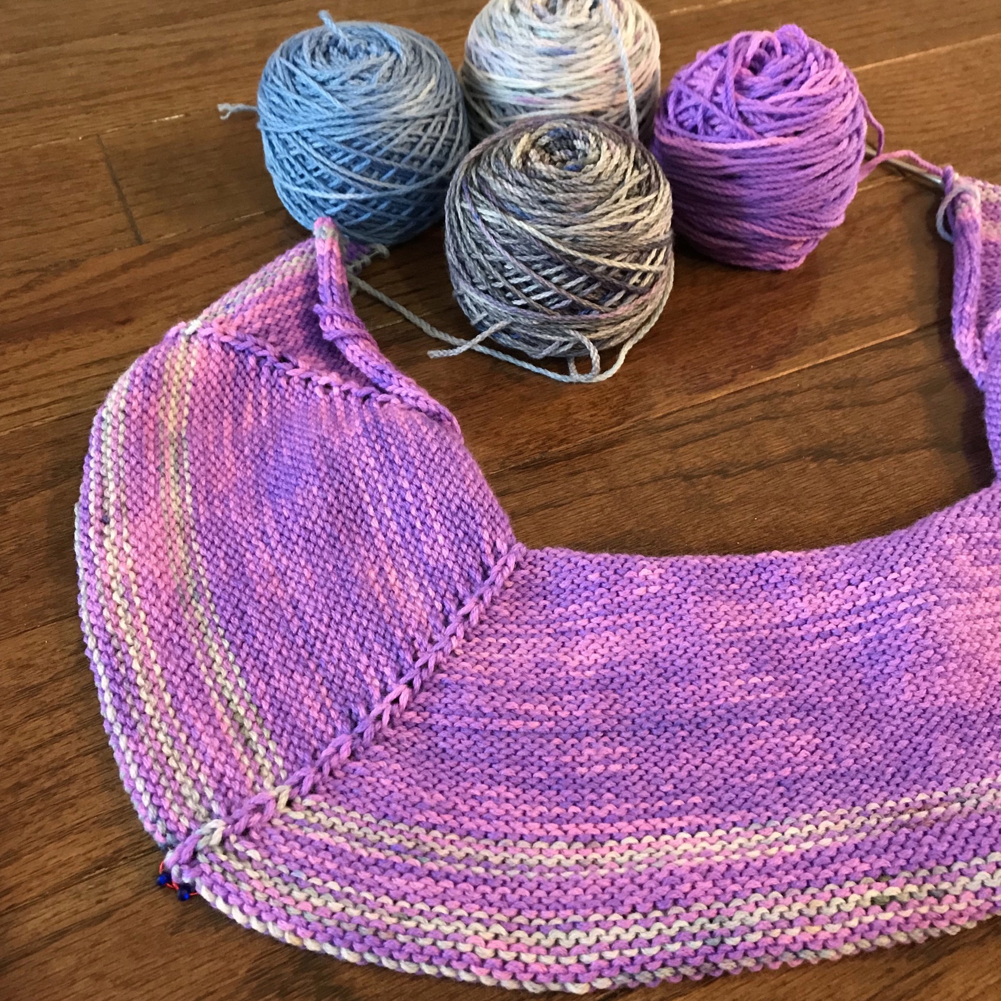 Comfort Fade Cardi WIP