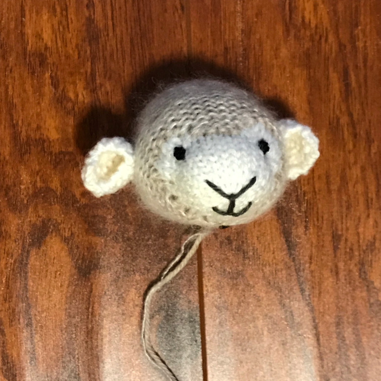 Sue2Knits Girl Lamb WIP