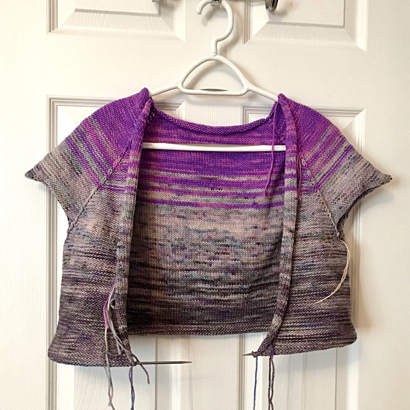 Sue2Knits Comfort Cardi WIP