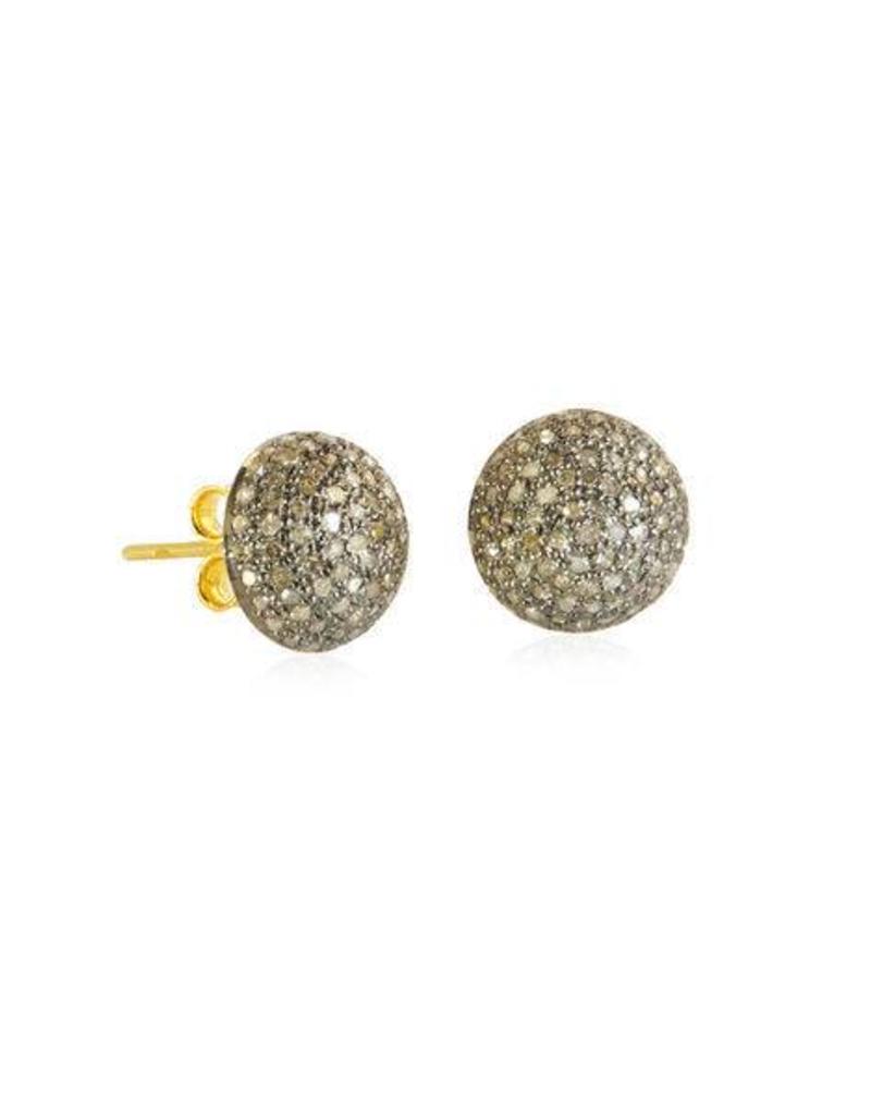 Moomoo Designs Pave Diamond Earrings Alchemy Moomoo Designs Pave Diamond Earrings