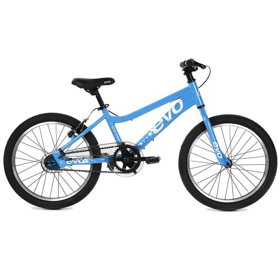 evo evo rock ridge 20 1 speed cb kids bicycle sky