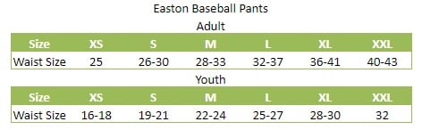 Easton EASTON PRO PULL UP PANT YOUTH