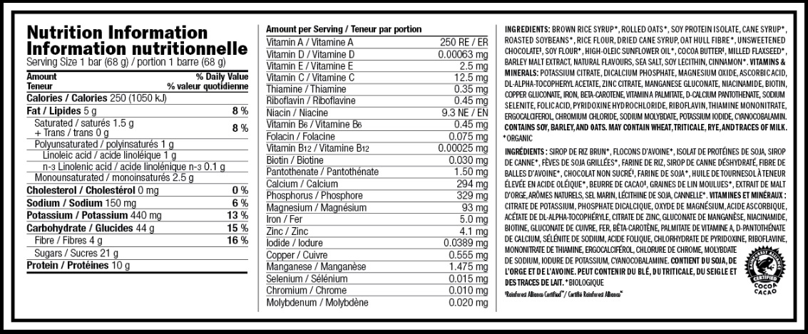 chocolate chip ingred.
