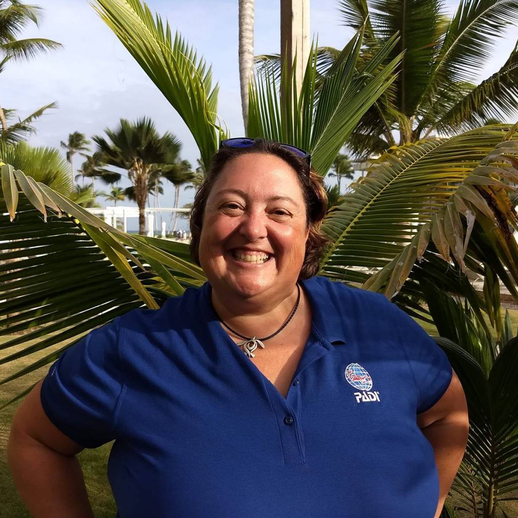 Irène Marcoux, directrice de cours PADI