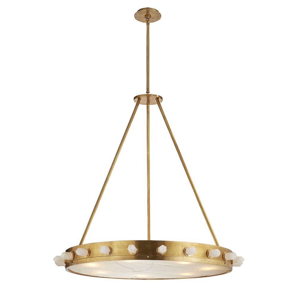 Kelly Wearstler Halcyon Large Pendant Brass And Quartz Becker Kelly Wearstler Halcyon Large Pendant Brass And Quartz