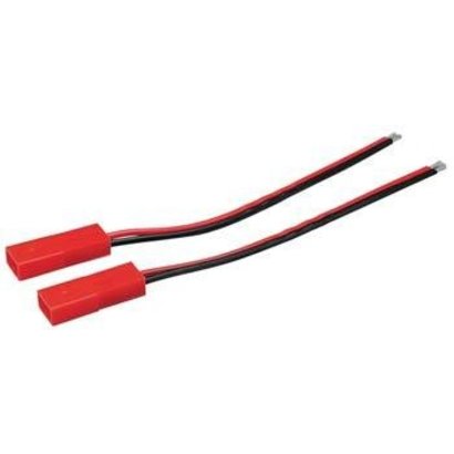 GPM - Great Planes ElectriFly Female 2-Pin Red Connector (JST) 2 pack *