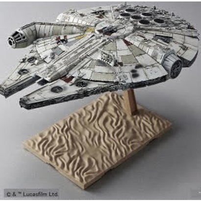BAN - Bandai Gundam 202288 Millennium Falcon "Star Wars: The Force Awakens", Bandai Star Wars 1/144 Plastic Model