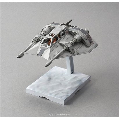 BAN - Bandai Gundam 196692 Snow Speeder "Star Wars", Bandai Star Wars 1/48 Plastic Model