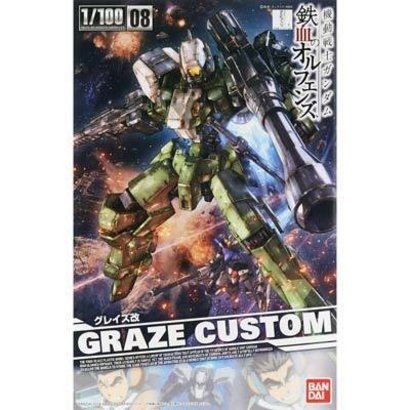BAN - Bandai Gundam 207593 1/100 #08 Graze Custom Gundam Ion Blooded Orphans